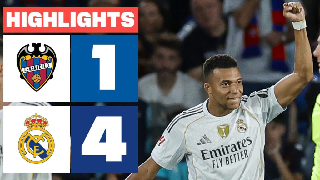 LEVANTE UD 1 – 4 REAL MADRID | RESUMEN LALIGA EA SPORTS LEVANTE UD 1 - 4 REAL MADRID | RESUMEN LALIGA EA SPORTS