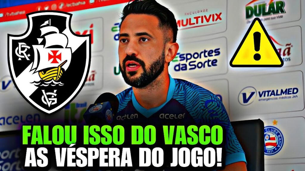 💥😳EITA RAPAZ!  EVERTON RIBEIRO MANDOU ESSA SOBRE O VASCO! ÚLTIMAS NOTÍCIAS DO VASCO