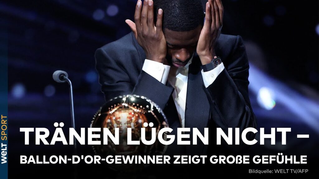 WELTFUSSBALLER: „Das ist mein Moment!“ – PSG-Star Dembélé weint bei Ballon-d’Or-Sieg