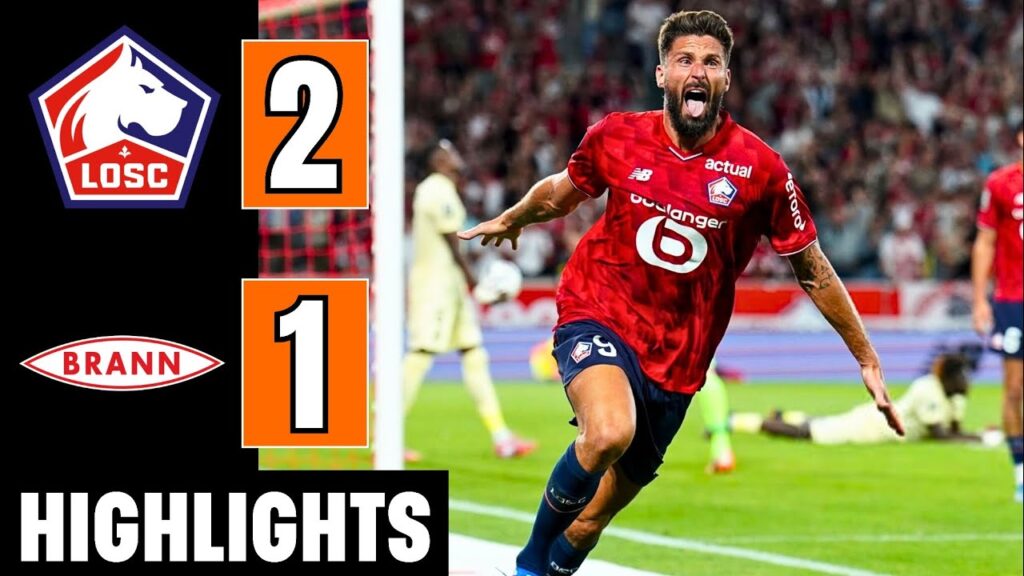 Lille vs Brann 2-1 Resumé | Olivier Giroud Goal | UEFA Europa League 2025-26 Highlights | LOSC Lille