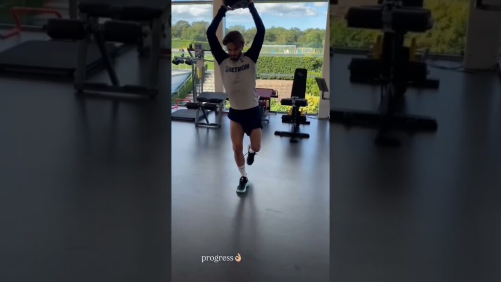 "PROGRESS!" JAMES MADDISON IN THE GYM: On the Road to Recovery