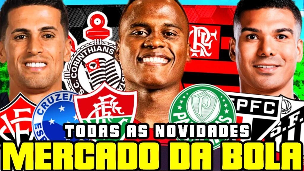 BOMBA 🚨: JHON ARIAS NO FLAMENGO?  JOÃO CANCELO NO CORINTHIANS?CASEMIRO NO BR - MERCADO DA BOLA HOJE