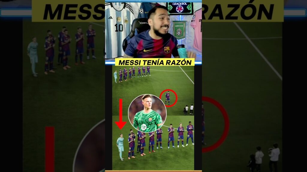 Messi tenía razón sobre Ter Stegen 💥#fcbarcelona #barca #leomessi #cule #terstegen