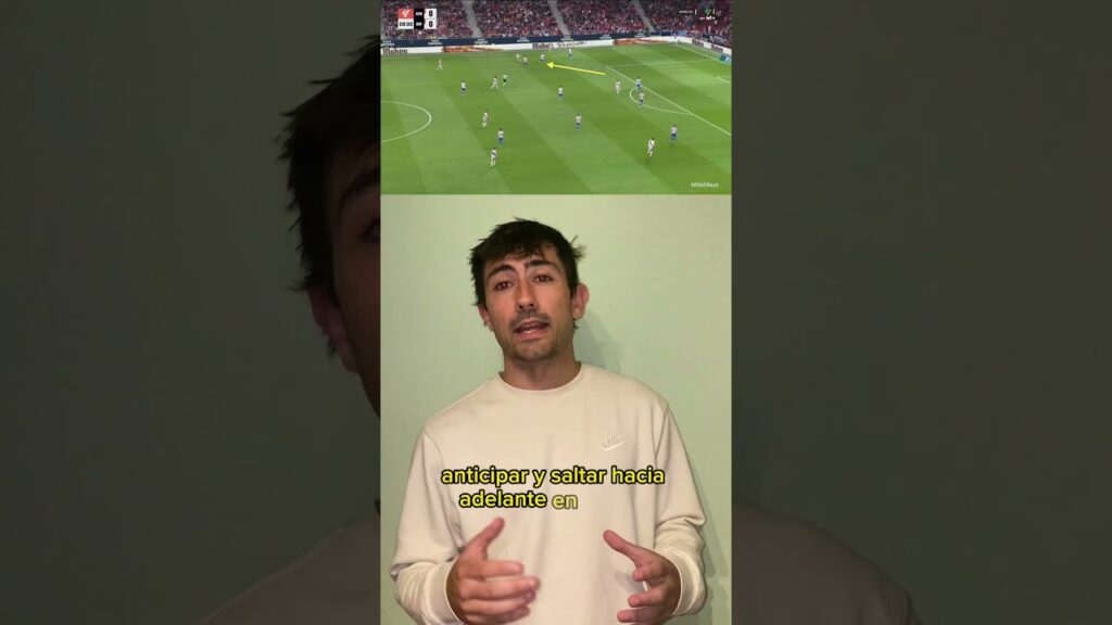 Sobre la posición de Marcos Llorente en el partido frente al Rayo Vallecano.