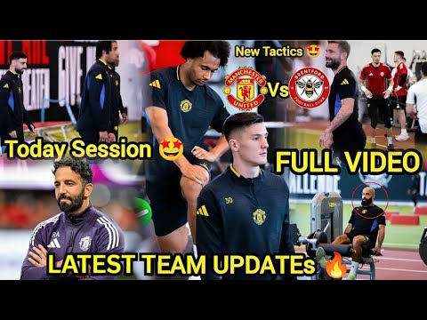 NoW⭕MBUEMO, SESKO, UGARTE...🔥MAN UNITED TRAINING NEWS AHEAD OF  BRENTFORD MATCH📈Man United News