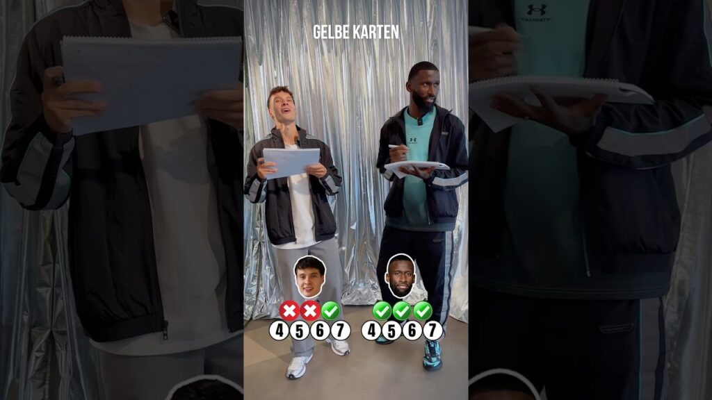 Haaland war krass! Wer kennt Antonio Rüdiger besser?🔥👀 #shorts