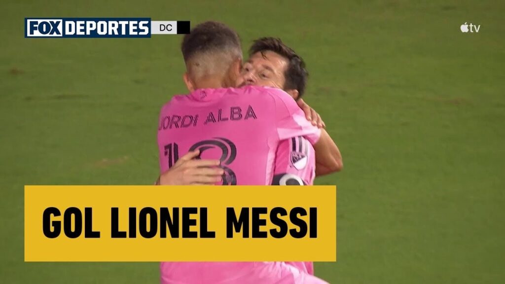 😎 GOL Lionel Messi, asistencia Jordi Alba | Inter Miami 2-1 DC United | MLS 2025