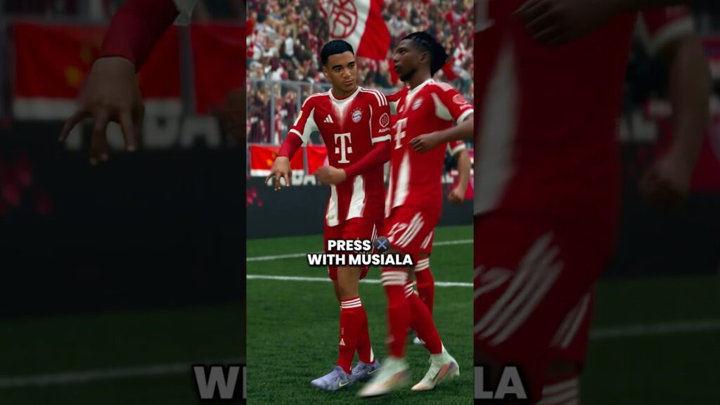 Bayern players celebrations on EAFC 26 | Serge Gnabry, Harry Kane and Jamal Musiala