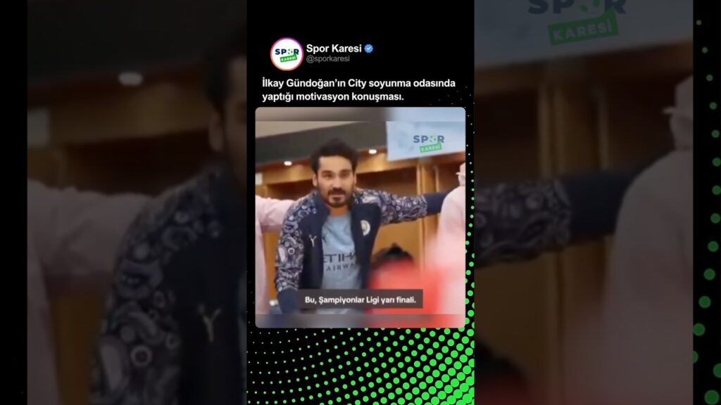 Ilkay Gundogan’s epic pep talk at City 🫡