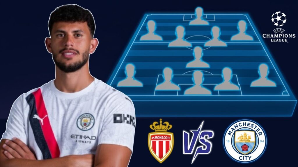 🚨 Monaco Vs Man City: Man City Predicted Lineup With Matheus Nunes ✅ Champions League 25/26