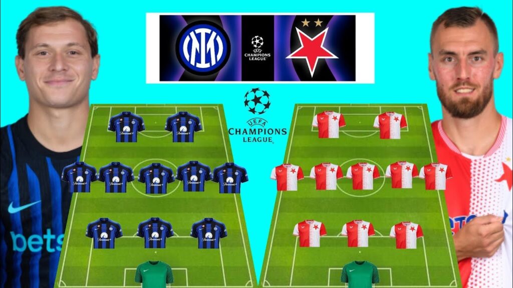INTER MILAN VS SLAVIA PRAGUE HEAD TO HEAD PREDICTED LINEUPS ▶️ UEFA CHAMPIONS LEAGUE 2025/26 TODAY