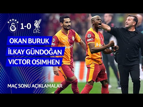 🎙️ Teknik direktörümüz Okan Buruk ile İlkay Gündoğan ve Victor Osimhen'in maç sonu açıklamaları.