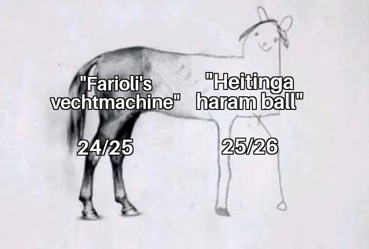 Hoe het na 1 seizoen kan veranderen...