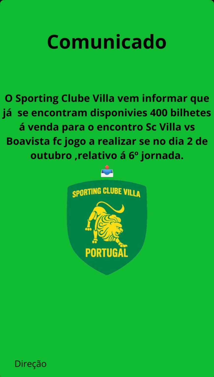 SC Villa vs Boavista FC