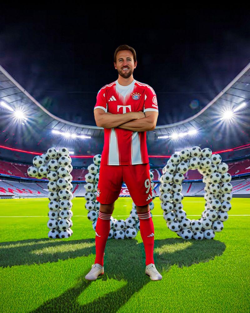 𝗛𝗮𝗿𝗿𝘆 𝗞𝗮𝗻𝗲 𝗶𝘀 𝘁𝗵𝗲 𝗳𝗮𝘀𝘁𝗲𝘀𝘁 𝗽𝗹𝗮𝘆𝗲𝗿 𝗳𝗿𝗼𝗺 𝗘𝘂𝗿𝗼𝗽𝗲'𝘀 𝘁𝗼𝗽 𝟱 𝗹𝗲𝗮𝗴𝘂𝗲𝘀 𝘁𝗼 𝗿𝗲𝗮𝗰𝗵 𝟭𝟬𝟬 𝗴𝗼𝗮𝗹𝘀 𝗳𝗼𝗿 𝗮 𝗰𝗹𝘂𝗯 𝗶𝗻 𝘁𝗵𝗲 𝟮𝟭𝘀𝘁 𝗰𝗲𝗻𝘁𝘂𝗿𝘆 He's done it in 104 games, surpassing Cristiano Ronaldo and Erling Haaland (both in 105 games)