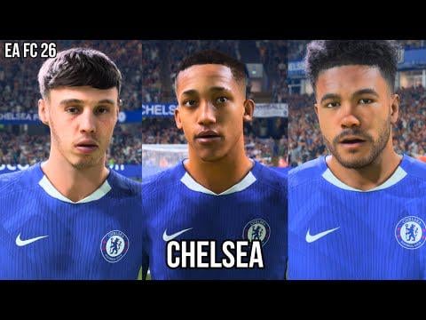EA FC 26 Chelsea FC Faces and Ratings