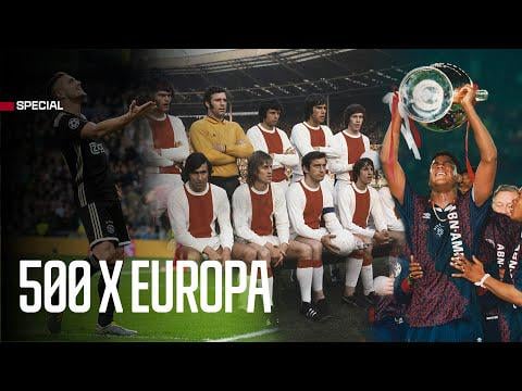 Ajax "500x Europa" special ahead of Ajax's 500th match in Europe, against Inter tomorrow