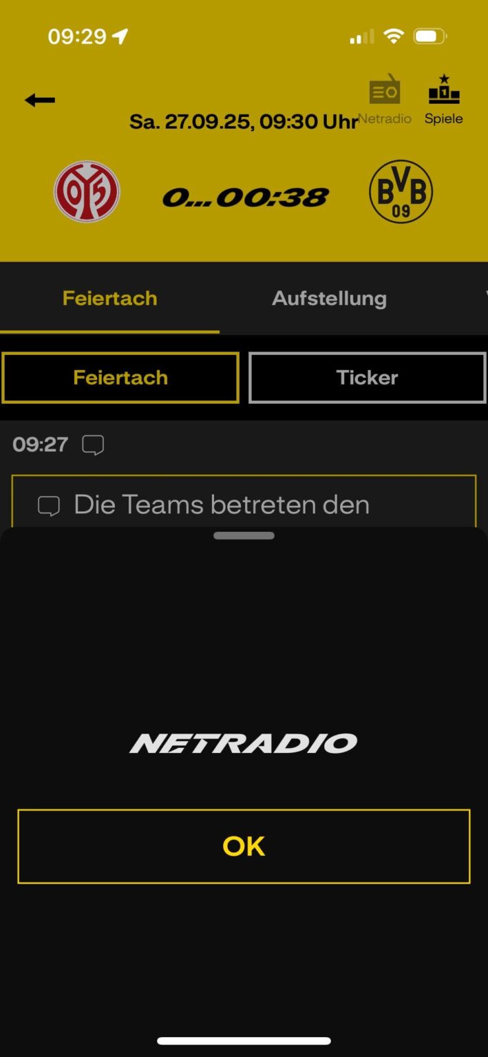 BVB Netradio geht nicht?