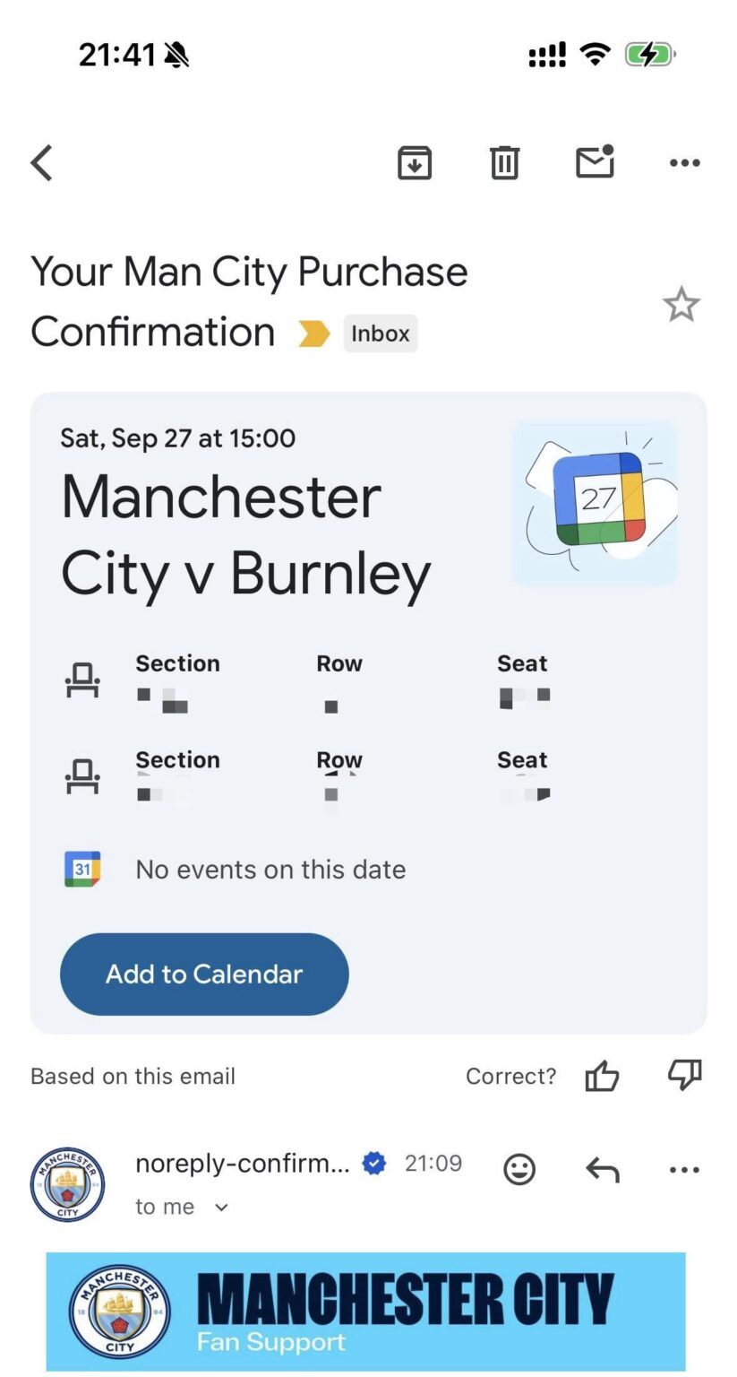 First time to Ethiad! So excited!