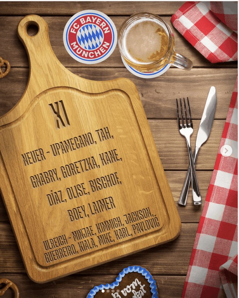 𝗕𝗮𝘆𝗲𝗿𝗻 𝗫𝗜 𝗮𝗴𝗮𝗶𝗻𝘀𝘁 𝗕𝗿𝗲𝗺𝗲𝗻: Neuer - Boey, Upamecano, Tah, Laimer - Goretzka, Bischof - Olise, Gnabry, Díaz - Kane