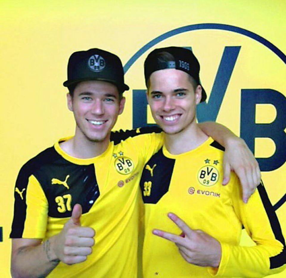 Hat jemand dieses Bild in höherer Auflösung/Qualität? Erik Durm u. Julian Weigl <3