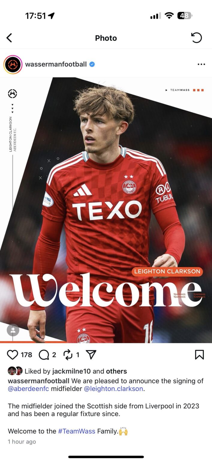 Leighton Clarkson apparently told fans to “shut the fuck up” at the weekend and has now signed with an agency