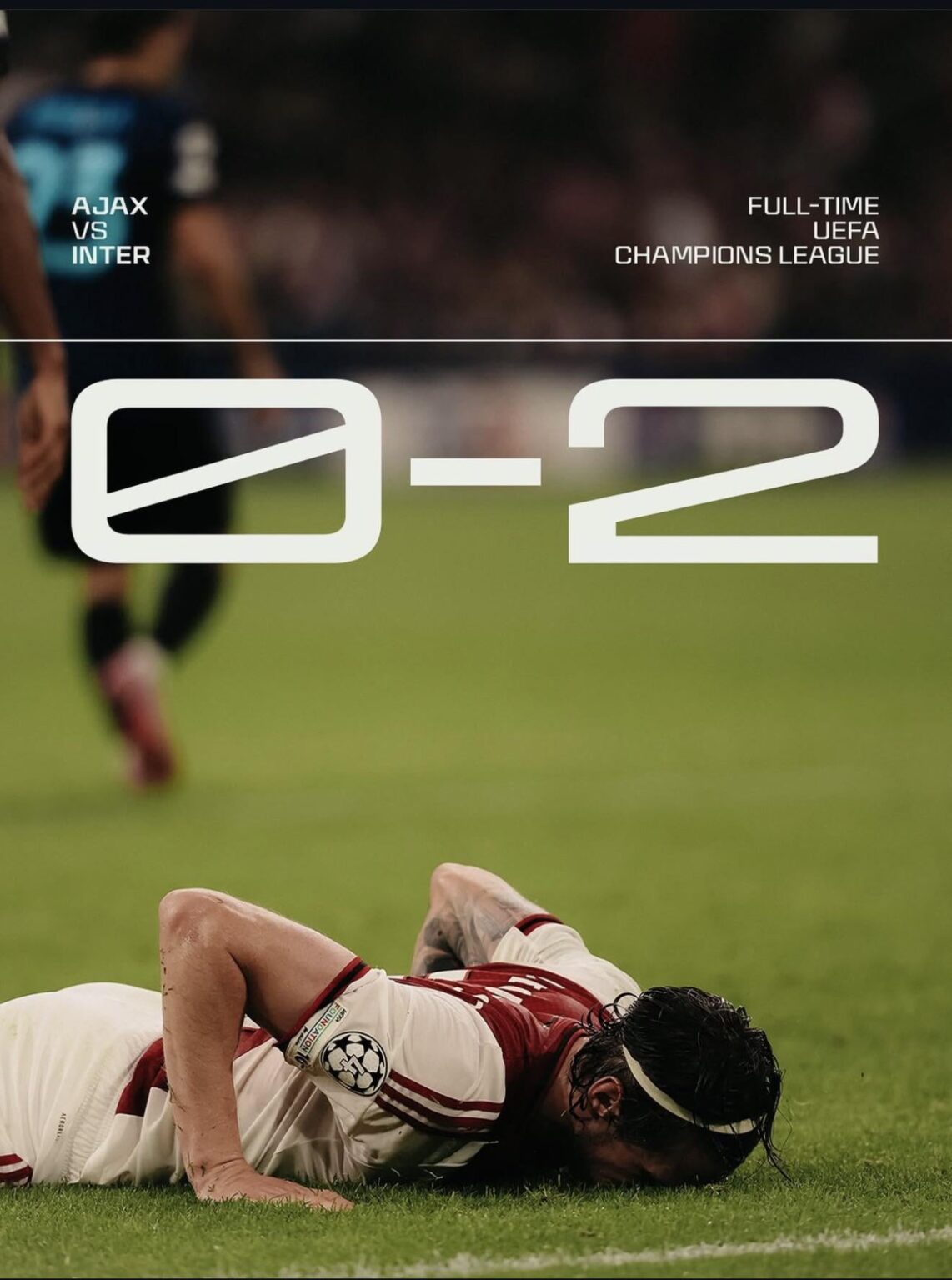 Ajax loses first league match in the CL 0-2 to Inter