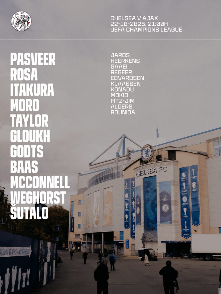 Onze 11 voor vanavond!