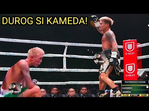 ROUND 1 KNOCKOUT ANG HAPON! CASIMERO VS KAMEDA FIGHT HIGHLIGHTS