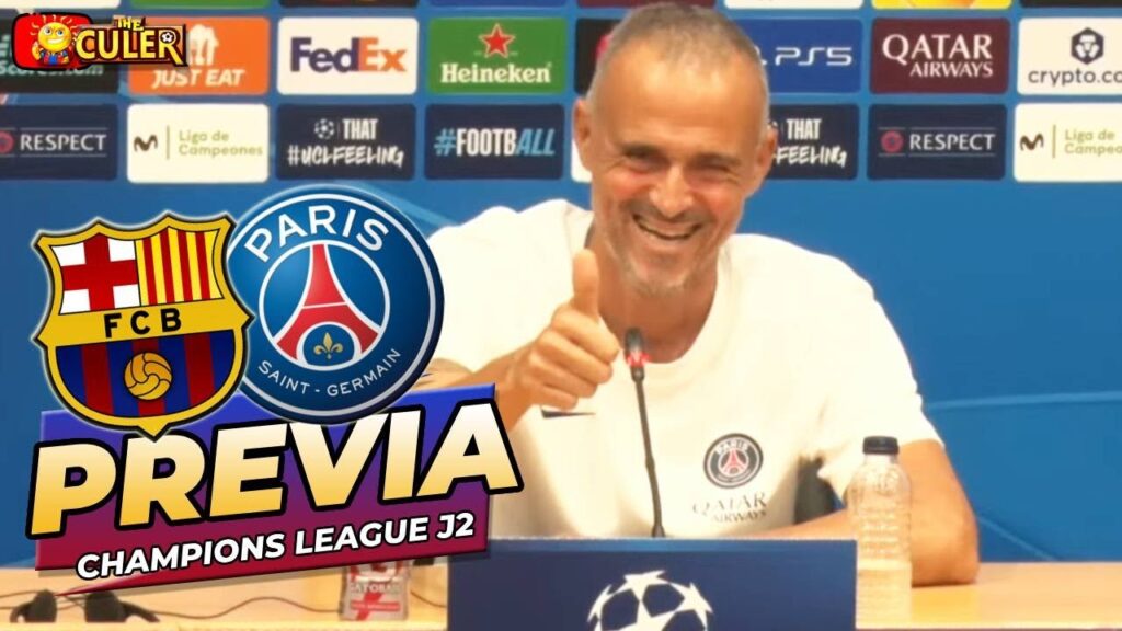 RUEDA PRENSA LUIS ENRIQUE: FC BARCELONA v PSG