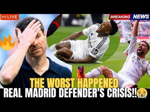 🚨BREAKING NEWS🔥Real Madrid Defensive Crisis😭Carvajal,Eder Militão, Trent, Rüdger And Mendy injuried