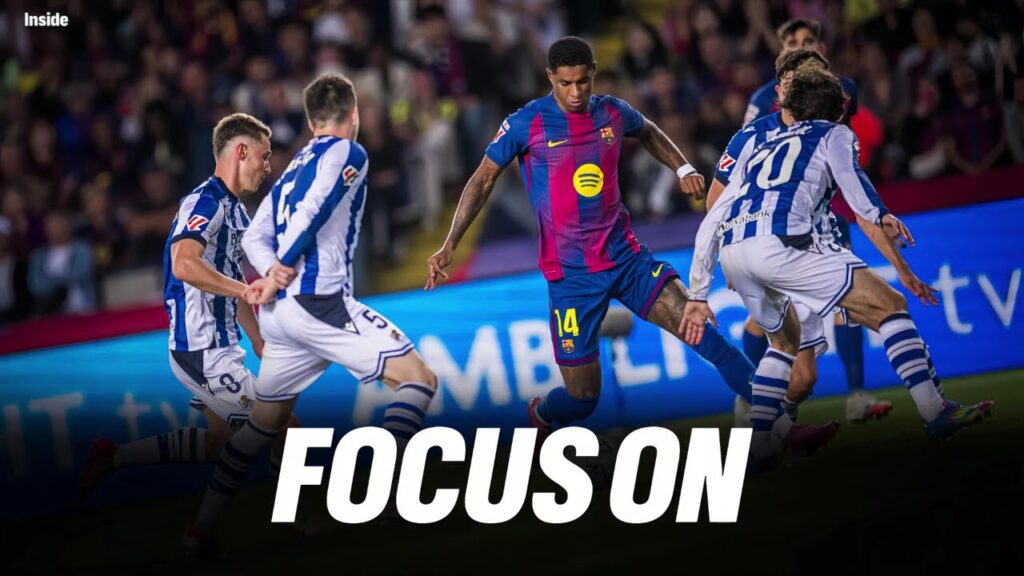 Inside Focus on🎯l Marcus Rashford vs Real Sociedad