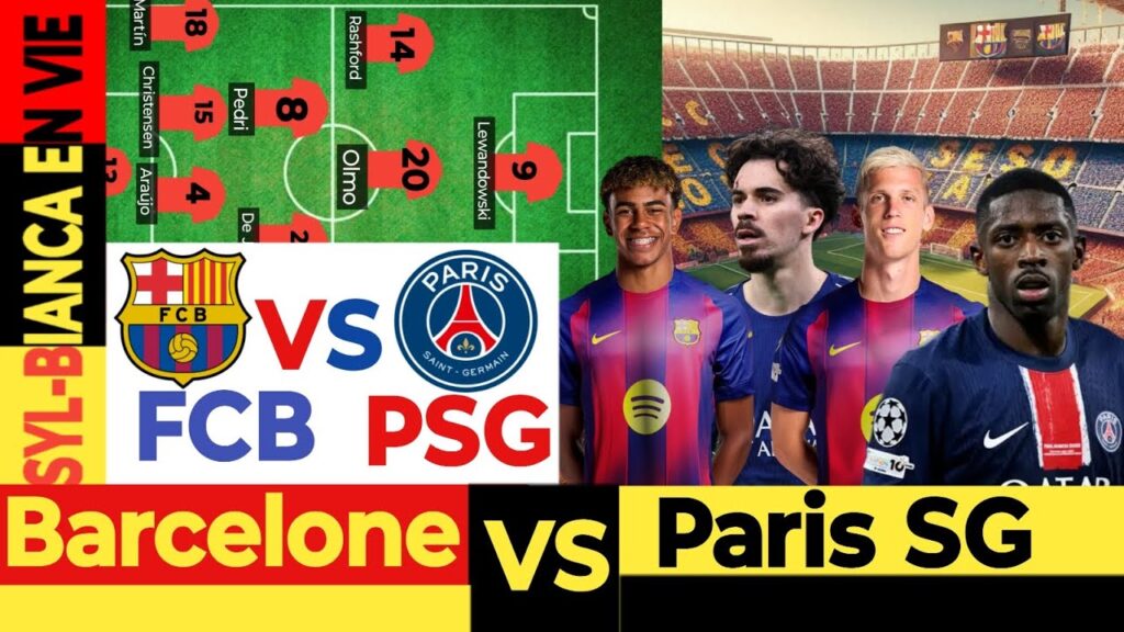 Barcelone - Paris Saint-Germain : Composition probable, absents, incertains, promostic et détails !