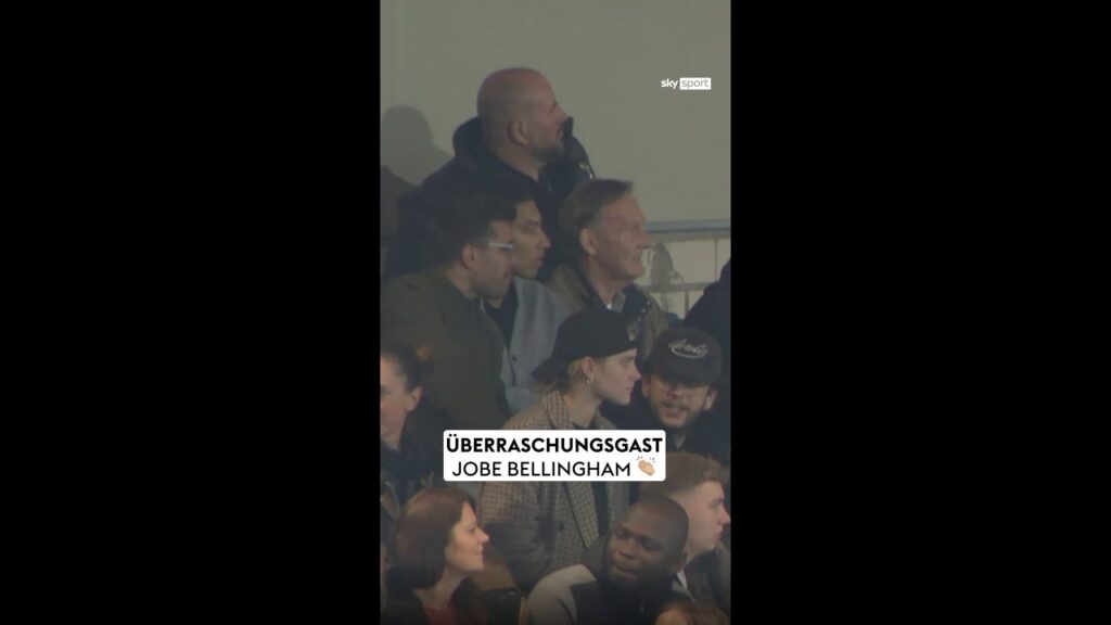 Überraschungsgast Jobe Bellingham auf der Tribüne! 📸🔥