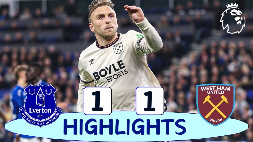 Everton vs West Ham (1-1) – All Goals & Highlights – Premier League 2025/26