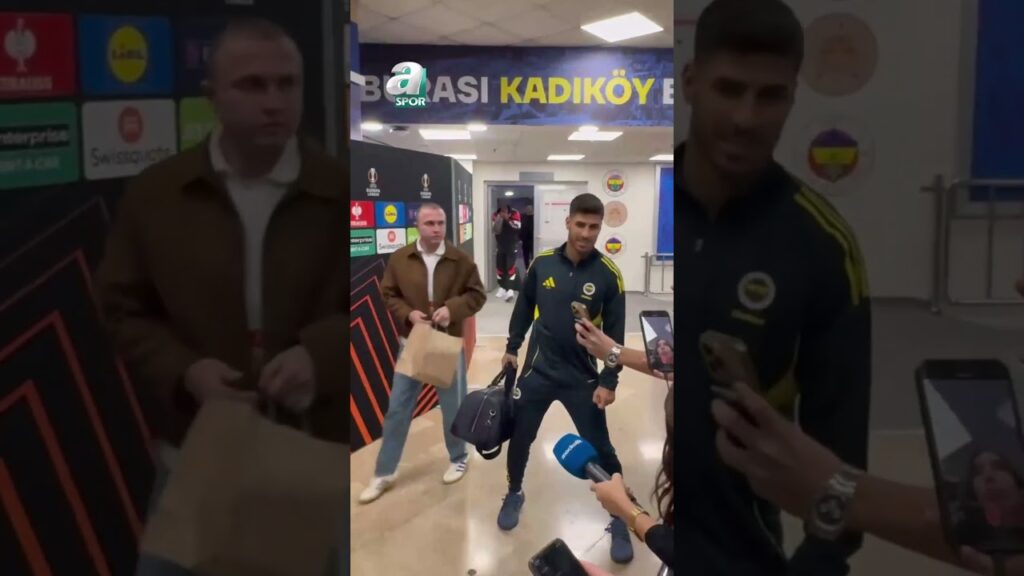 Marco Asensio'ya Taraftarlardan Yoğun İlgi! Asensio Selfie İsteklerini Kırmadı (Fenerbahçe 2-1 Nice)