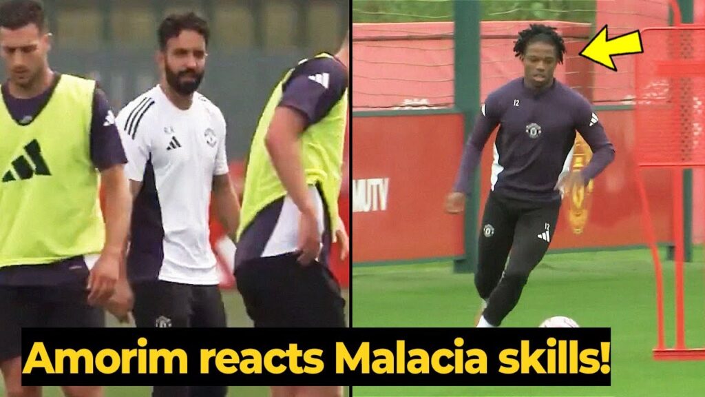 Tyrell Malacia skills shocked Amorim as he return to full training at Carrington ahead Sunderland Tyrell Malacia skills shocked Amorim as he return to full training at Carrington ahead Sunderland