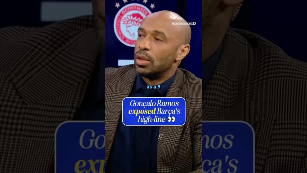 Gonçalo Ramos knew Barcelona’s high-line was susceptible 👀