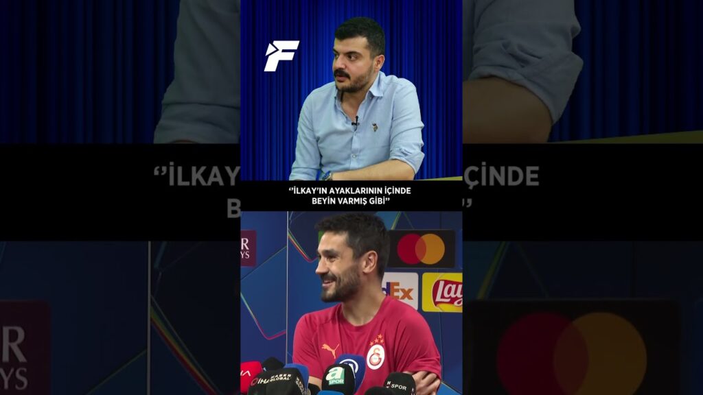 🧠 "İlkay Gündoğan, ayaklarının içinde beyin varmış gibi oynuyor." #shorts #galatasaray #futbol