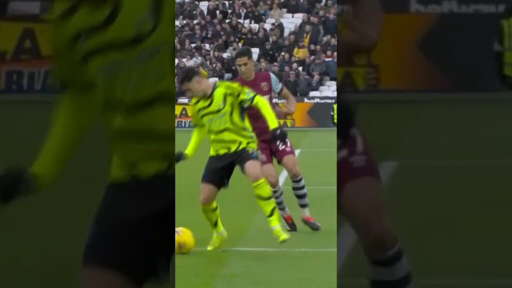 DELIGHTFUL DECLAN RICE GOAL FOR ARSENAL