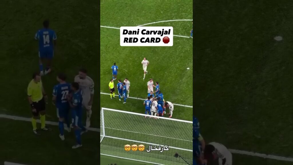Dani Carvajal Red card