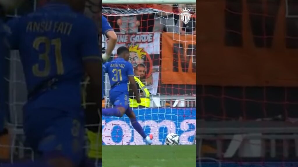 4ème but pour Ansu Fati ! ⚽️ #asmonaco #ansufati