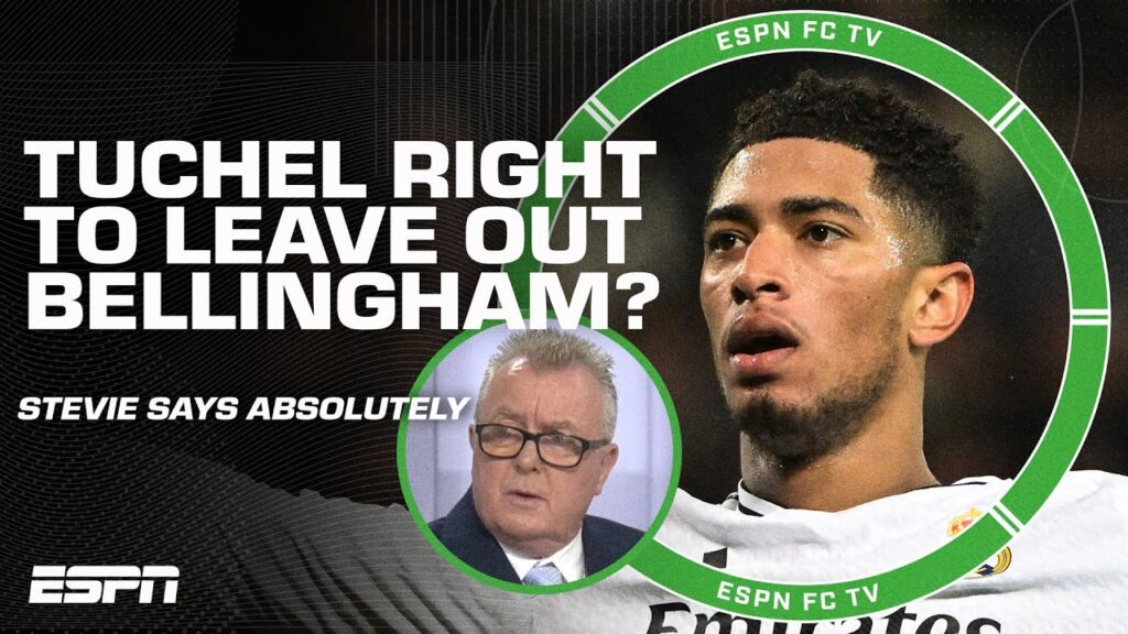 Jude Bellingham left OFF England squad 🗣️ 'Tuchel's doing the RIGHT THING' - Steve Nicol | ESPN FC