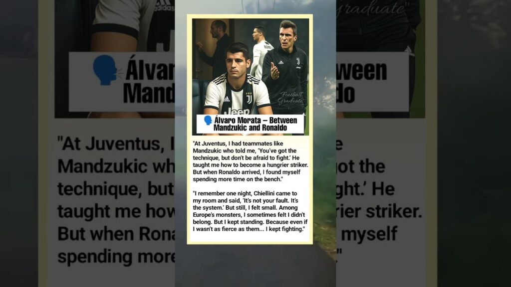Álvaro Morata – Between Mandzukic and Ronaldo #football #cr7 #morata #juventus #shorts #fyp