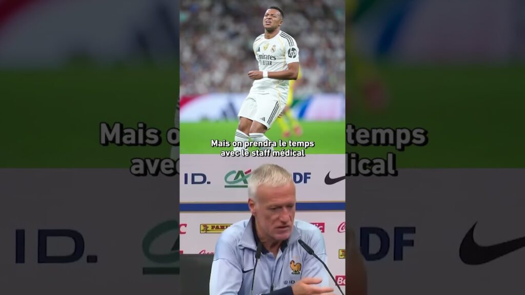 🇫🇷 Didier Deschamps donne des nouvelles de Kylian Mbappé #shorts #mbappe #deschamps