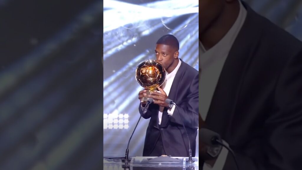 A dream realised for Ousmane Dembélé 🥹