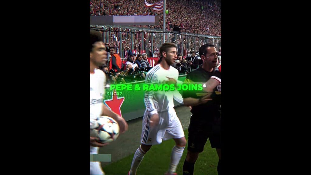 Ramos & Pepe Tackle on Ribery 😮‍💨🥶