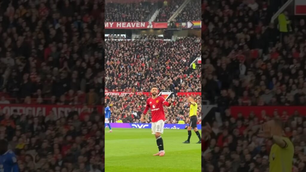 Bruno Fernandes wasn’t happy with something the manager said