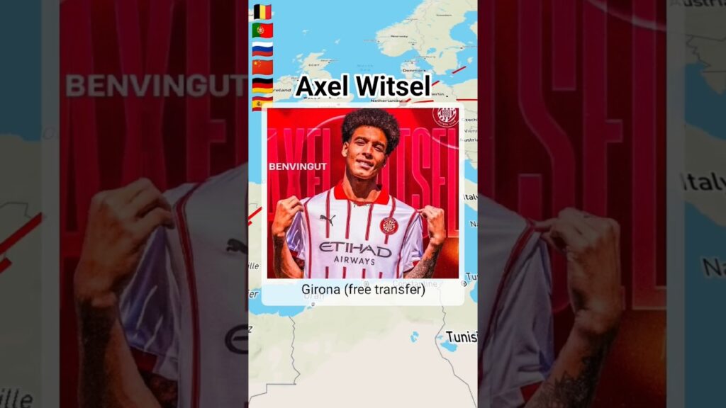 🇧🇪 Axel Witsel's career evolution || #shorts #subscribe #shorts #transfer #girona #laliga #axel