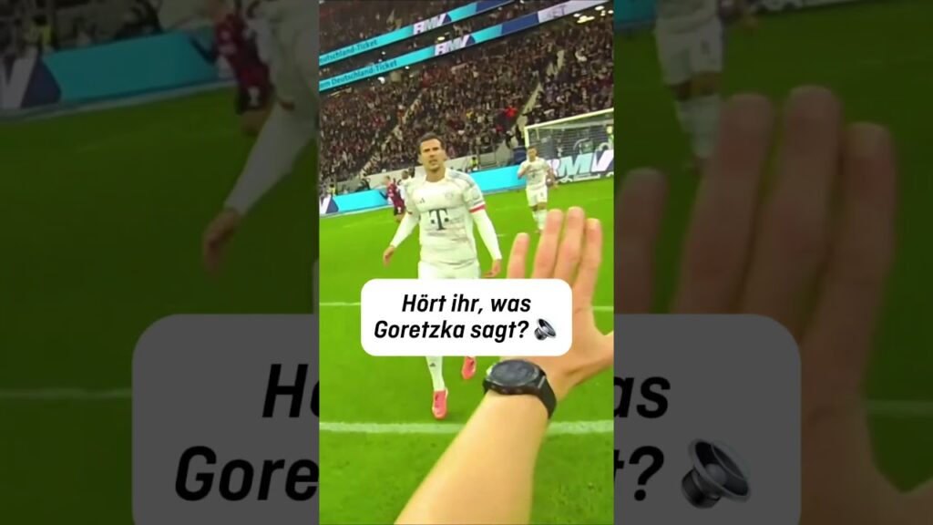 Goretzka kassiert Schiri-Ansage - "Geh weg!" #shorts